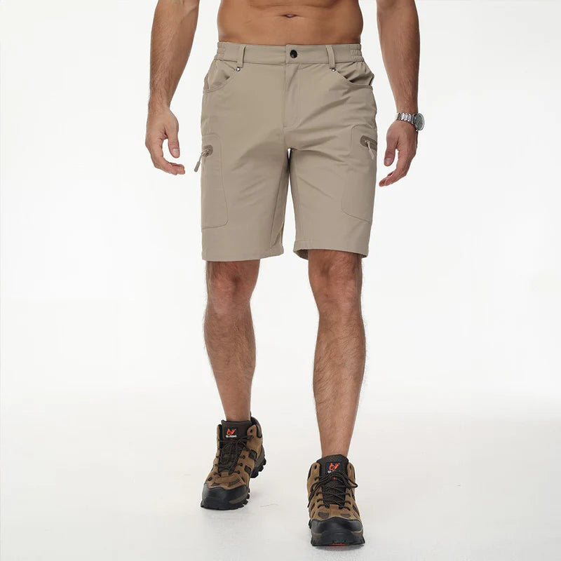 Men's Hiking Cargo Shorts with Zipper Pockets