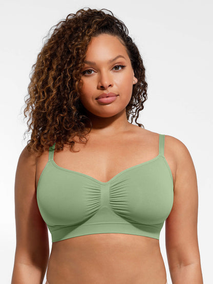 BRYSHA® Smooth Seamless Comfort Wireless Bra