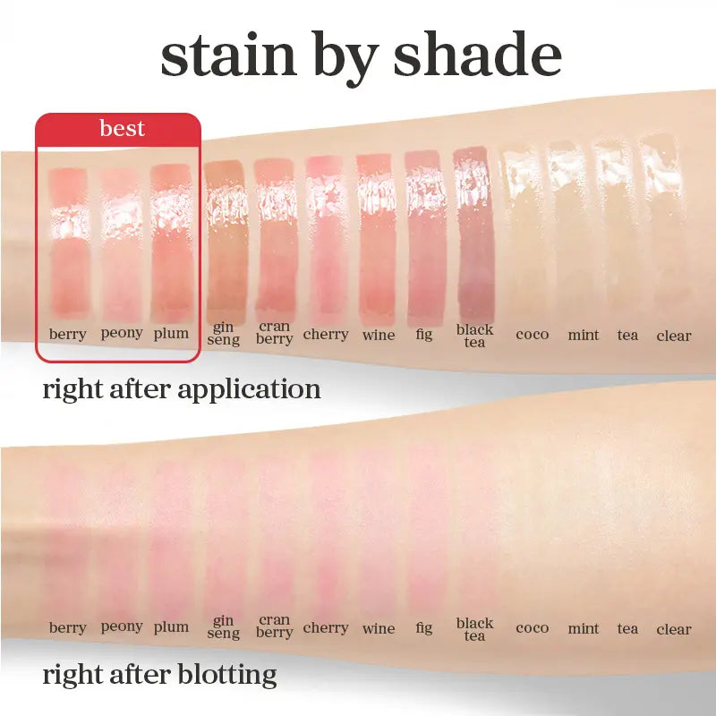 Korean Lip Tint Trio | Plump, Hydrated & Glossy Finish