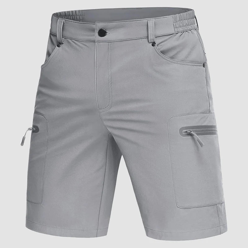 Men's Hiking Cargo Shorts with Zipper Pockets