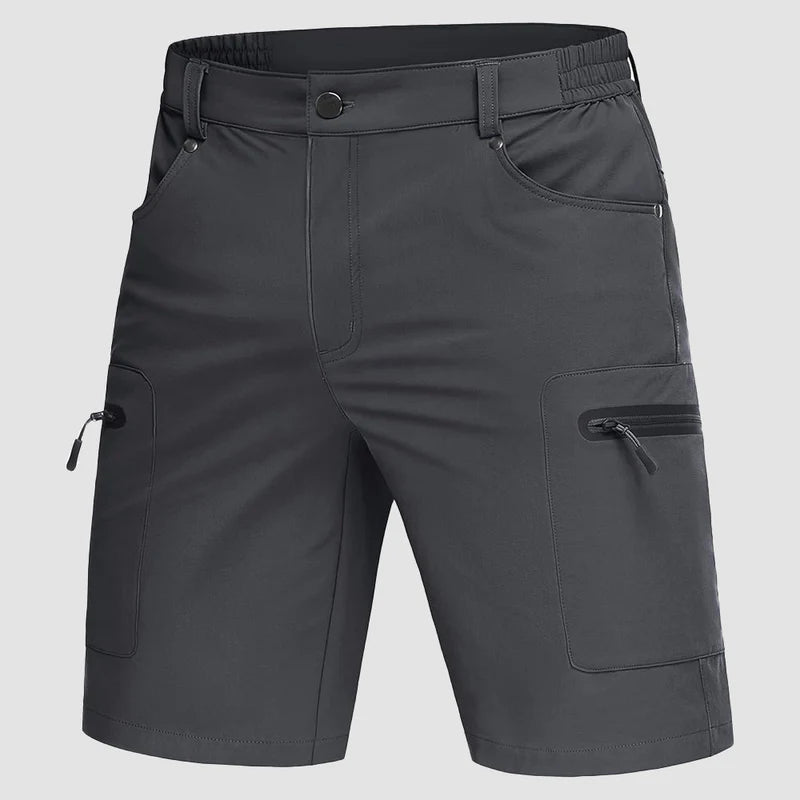 Men's Hiking Cargo Shorts with Zipper Pockets