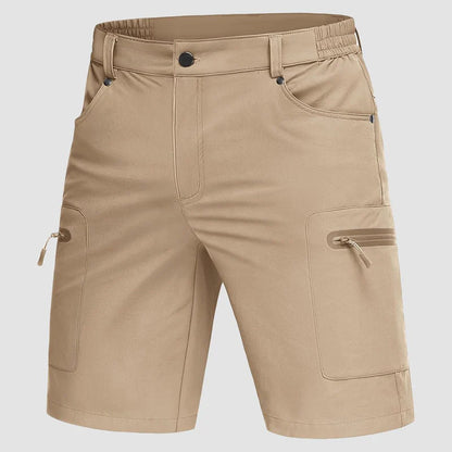 Men's Hiking Cargo Shorts with Zipper Pockets